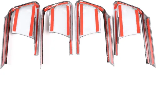 Vista 7 de Cubierta de cuenco de puerta interior de automóvil ABS 4PS para Toyot@Land Cruiser Prado FJ150 150 2014 2015 2016 2017 2018 Accesorios interiores