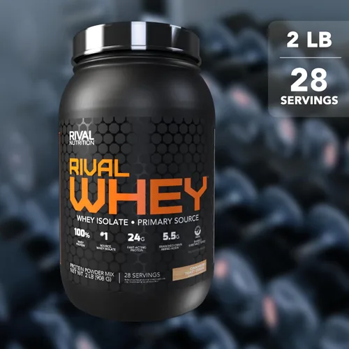 Vista 5 de Rival Nutrition Rival Whey Protein Powder (Cereal Toast de Canela, 2 lb)