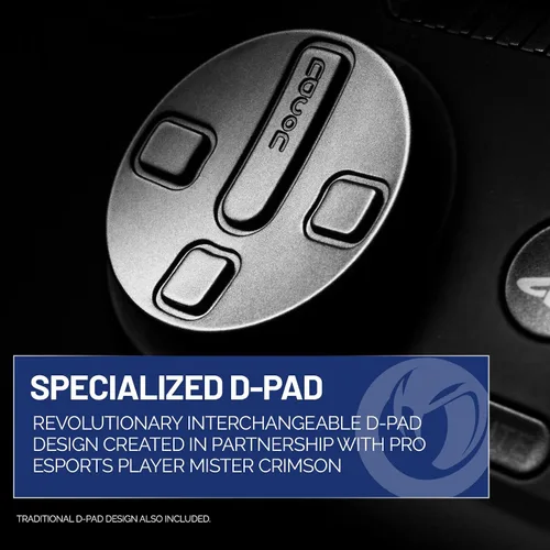 Vista 6 de NACON Revolution 5 Pro Officially Licensed PlayStation Wireless Gaming Controller for PS5 / PS4 / PC - Hall Effect, Trigger Stops, Mappable Buttons