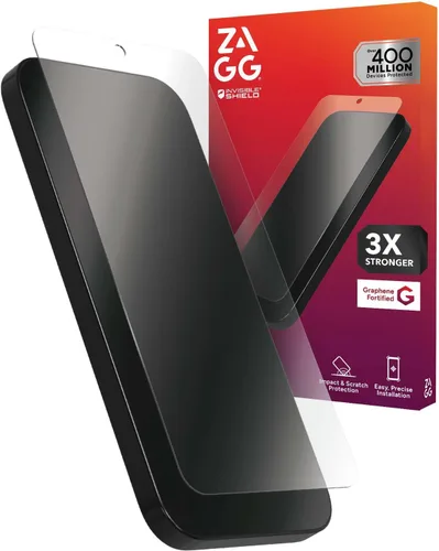Vista 14 de ZAGG Glass+ - Protector de pantalla para Samsung Galaxy Z Flip7 (solo pantalla frontal), 3 veces más fuerte, resistente a los arañazos, resistente a