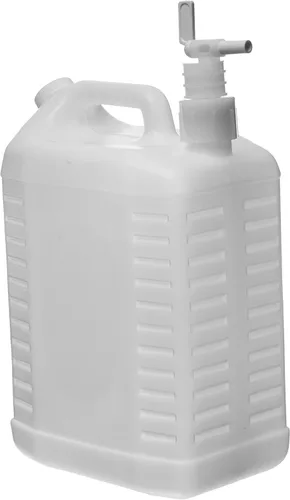 Vista 2 de Dispensador de plástico de 2.5 galones Carboy con espita