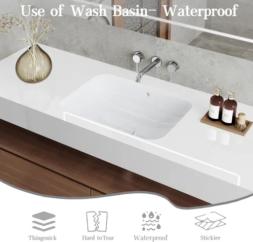 Vista 6 de Papel para empapelar blanco, papel de vinilo autoadhesivo, película decorativa para encimeras de cocina, armarios, muebles con brillo iridescente