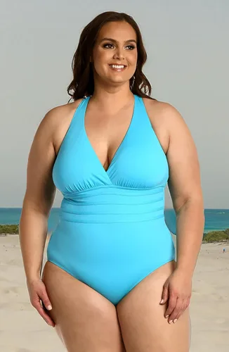 Vista 3 de La Blanca Traje de baño de una pieza para mujer con control de abdomen y hombros