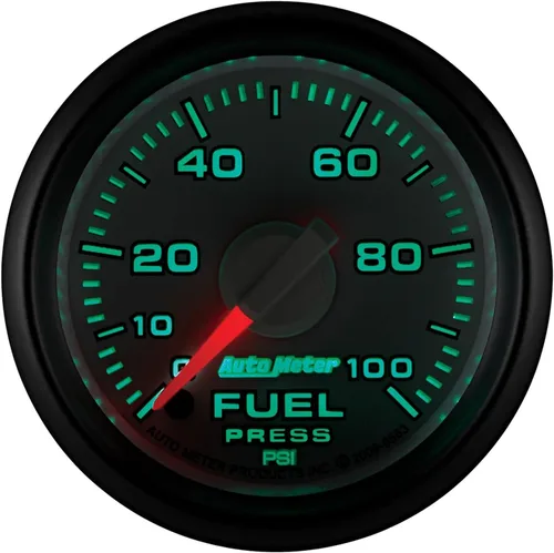 Vista 3 de Auto Meter 8563 Factory Match 2-1/16" 0-100 PSI Presión de combustible para Dodge