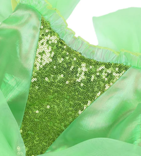 Vista 3 de Princess Tinker Bell Halloween Costume for Girls, Birthday Party Fairy Dress Up, Special Occasion Dress with Wings