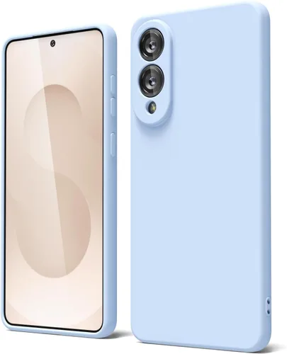 Vista 195 de oakxco Funda para teléfono Samsung Galaxy S8 de silicona líquida, delgada y fina de gel de goma suave TPU cubierta protectora simple llana