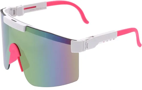 Vista 4 de zeroUV D266 - Gafas de sol con panel lateral futurista Cyberpunk