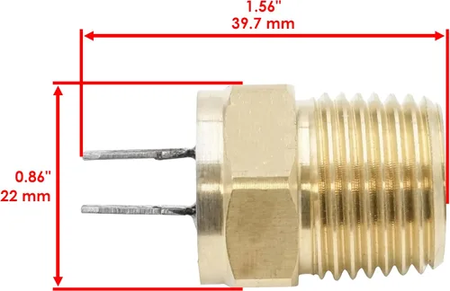Vista 2 de Caltric Interruptor del sensor térmico del ventilador compatible con Polaris Scrambler 500 1997 / Xplorer 500 1997