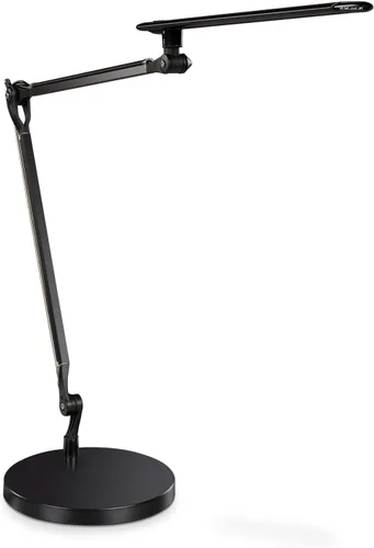 Vista 10 de UPLIFT DESK Lámpara de escritorio LED E7 con abrazadera, 3 modos de color ajustables, luz de arquitecto negra regulable para escritorio de pie