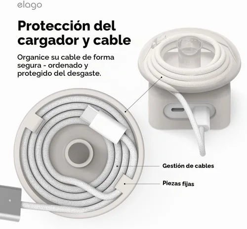 Vista 6 de elago Charger Cable Management Case for MacBook Air 13", 15" 35W