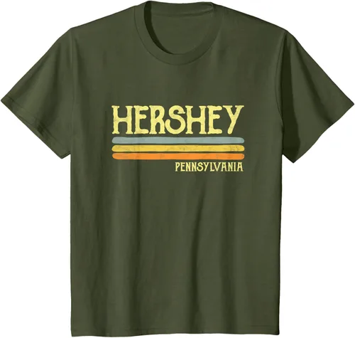 Vista 15 de Camiseta vintage de regalo de recuerdo de Hershey Pennsylvania PA, Negro, S