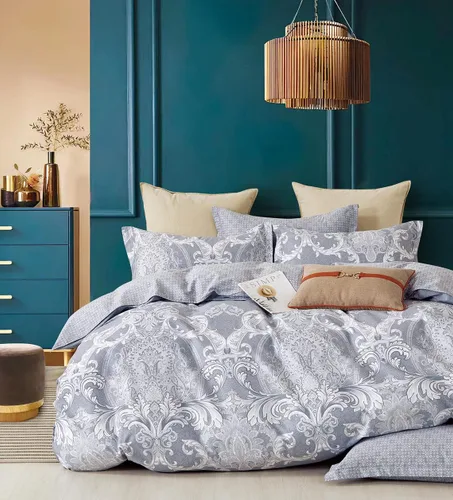 Vista 10 de Swanson Beddings Juego de ropa de cama de 2 piezas 100% algodón floral rosado: funda nórdica y una funda de almohada (individual)
