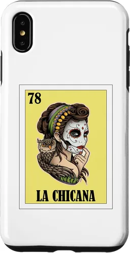 Vista 7 de iPhone 15 divertido diseño mexicano para chicanos - Funda La Chicana