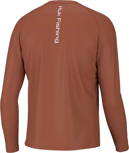 Vista 2 de HUK Pursuit - Camisa de manga larga ventilada para hombre, camiseta de pesca UPF +30