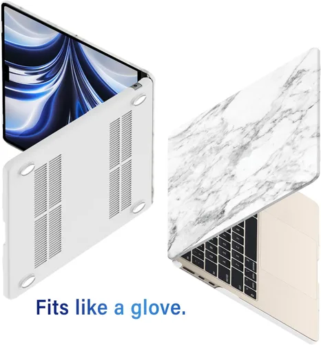 Vista 25 de IBENZER Funda para MacBook Air de 13 pulgadas 2026 2025 2024 2023 2022 M4 A3240 M3 A3113 M2 A2681, funda rígida con cubierta de teclado ScreenFilm