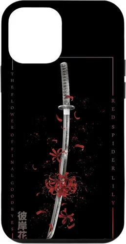 Vista 16 de Higanbana o Spider Lily con anime Samurai Sword - Carcasa estética para iPhone 17