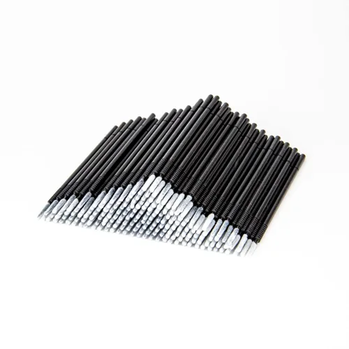 Vista 7 de i-Laesh 200 microcepillos – Microswabs de precisión para extensiones de pestañas, aplicadores de rímel de pestañas – Ideal para ojos, dentales