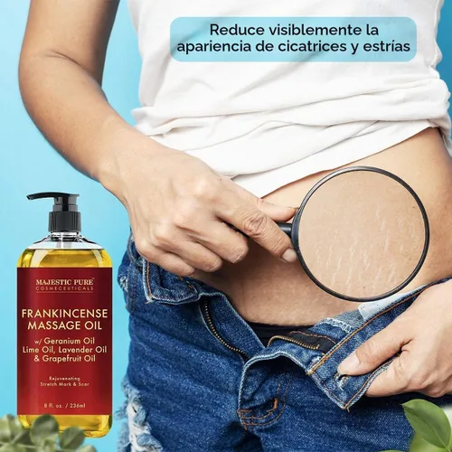 Vista 6 de Majestic Pure Paquete de aceite de masaje muscular para dolores musculares e incienso, 8 onzas líquidas cada uno