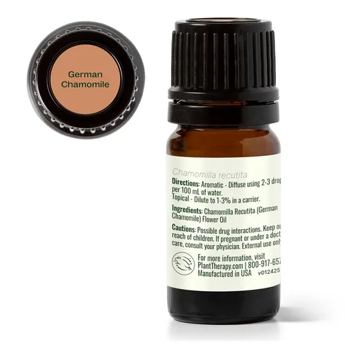 Vista 8 de Plant Therapy Aceite esencial de manzanilla alemana 0.2 fl oz (1/6 oz), 100% puro, sin diluir, para pieles sensibles, relajación y aromaterapia