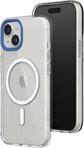 Vista 10 de RhinoShield - Funda transparente MagSafe compatible para iPhone 15 Strong Magnetic, Anti-Yellowing, Transparent, High Clarity, Shockproof