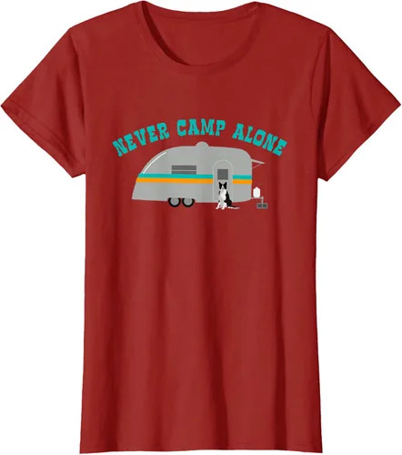 Vista 26 de Border Collie Gifts - Camiseta divertida de viaje para caravana, Azul / Patchwork, S