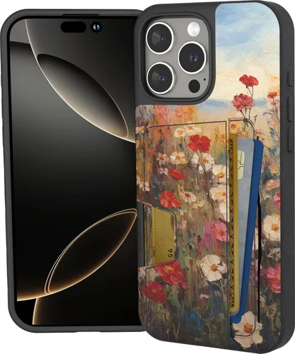 Vista 58 de Smartish Funda tipo cartera para iPhone 11 Pro - Wallet Slayer Vol. 2 [soporte protector delgado] tarjetero (seda) - Black Tie Affair