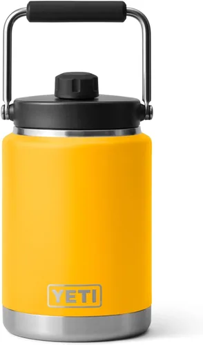 Vista 15 de YETI Rambler Jarra de Medio Galón, Aislada al Vacío, A Prueba de Fugas, Acero Inoxidable con MagCap Rosa (Tropical Pink)