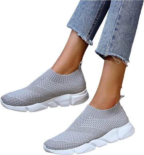 Vista 3 de Zapatillas blancas para mujer, pies anchos, tenis de trabajo para mujer, antideslizantes, zapatos de tenis blancos para mujer, soporte de arco ancho