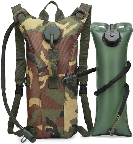 Vista 8 de Mochila de hidratación para correr, chaleco ligero con bolsa de mochila de agua de 3 litros, sin BPA para senderismo, maratón, ciclismo