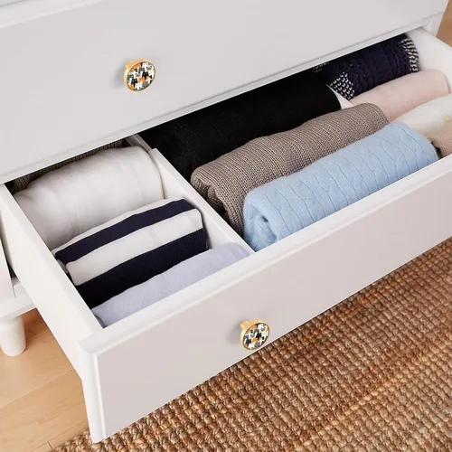 Vista 5 de Paquete de 4 pomos de armario con diseño de gatos lindos y gatitos, tiradores de muebles de cocina, baño, armario, puerta, manijas redondas