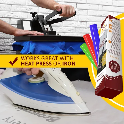 Vista 23 de Firefly Craft - Lámina de vinilo 3D de transferencia de calor, vinilo HTV grueso de 3 dimensiones, para planchar para usar con Cricut y Silhouette
