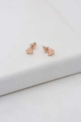 Vista 7 de Ted Baker London Harly - Aretes de tuerca con forma de corazón pequeño para mujer, Latón