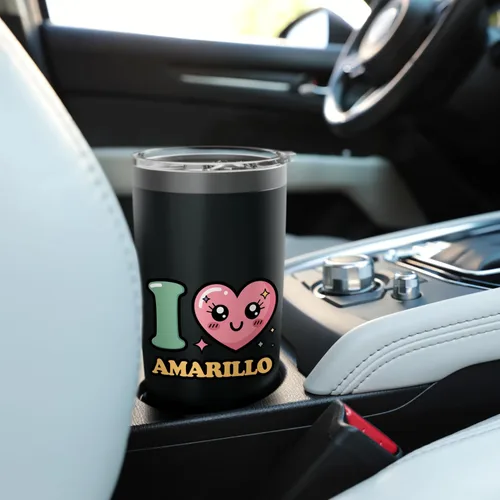 Vista 6 de I love Amarillo Stainless Steel Insulated Tumbler