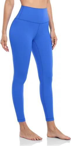 Vista 4 de HeyNuts EssentialPure&Plain 78 Leggings, High Waisted Compression Soft Pants Workout Athletic Yoga Pants 25