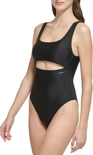 Vista 5 de Calvin Klein Traje de baño de una pieza con corte estándar para mujer