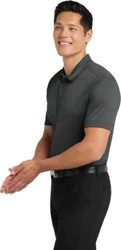 Vista 4 de Port Authority Polo unisex de seda Touch Performance Gris acero