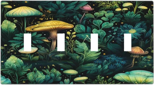 Vista 19 de Cubiertas de pared de estilo rústico occidental de madera puerta de granero herradura de hierro estrella placas de pared simple dúplex cubiertas