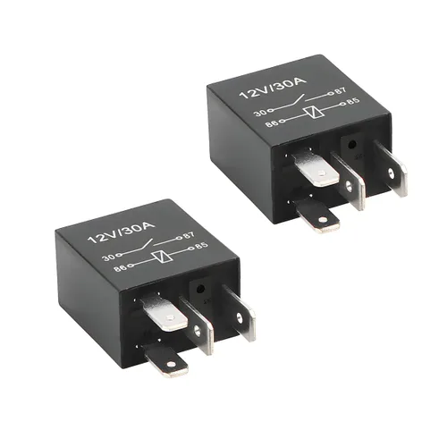 Vista 9 de Relé de Coche de 4 Pines 12V 30A, Relé de Arranque Impermeable Multiusos para Motor, Accesorios de Repuesto Eléctricos Automotrices Estándar