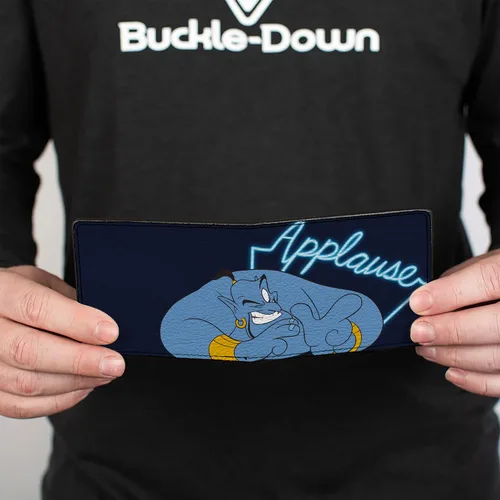 Vista 4 de Buckle-Down Billetera plegable para hombre Aladdin Genie
