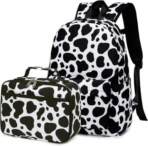 Vista 6 de AUIVTY Mochila escolar para niños y niños, Negro