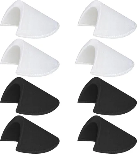 Vista 12 de Almohadillas de hombro de 1/2 pulgadas, 12 pares, almohadillas de hombro cosidas, almohadillas de espuma de esponja suave para hombres y mujeres