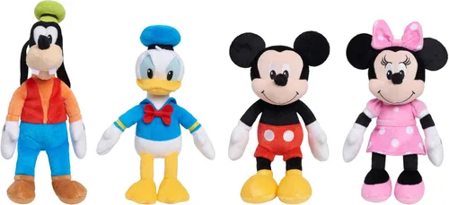 Vista 5 de Disney Junior Mickey Mouse Bean - Peluche de Minnie Mouse Regalos navideños, regalos y juguetes para niños a partir de 2 años Just Play