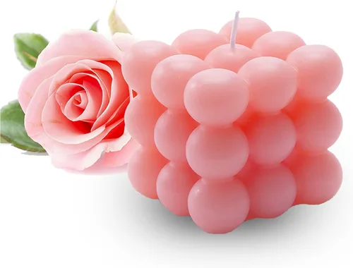 Vista 11 de Vela de burbujas, 4 velas de burbujas de cera de soja, juego de velas de burbujas perfumadas estéticas para decoración del hogar, dormitorio