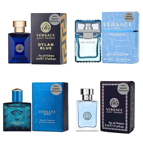 Vista 9 de Versace Set de regalo mini de 4 piezas para hombre