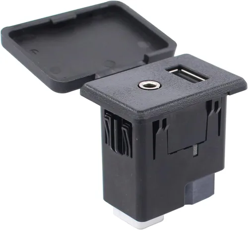 Vista 3 de ApplianPar Puerto auxiliar auxiliar USB USB para Nissan Altima 2014-2016 Sentra 2014-2018 Versa 2014-2019 Versa Note 2014-2017