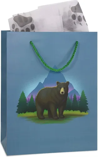 Vista 18 de DolliBu Alien - Bolsa de regalo grande con papel de seda y asas, 13 pulgadas