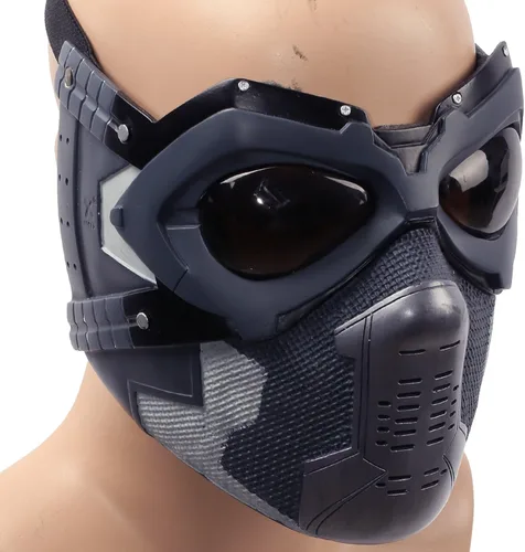 Vista 4 de Xcoser Capitán Invierno Soldado Bucky Brazo Apoyos Cosplay Ver3 Plata Armadura