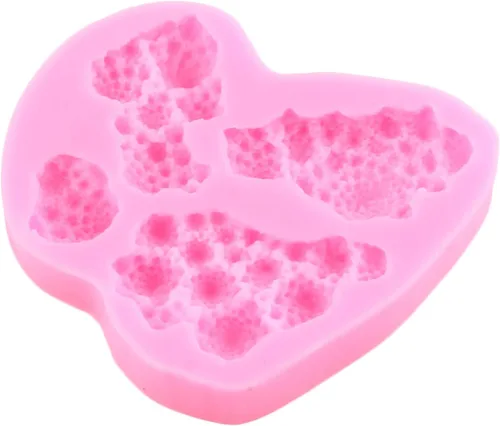 Vista 8 de Molde de silicona para algas marinas, juego de 4 moldes para fondant de coral marino