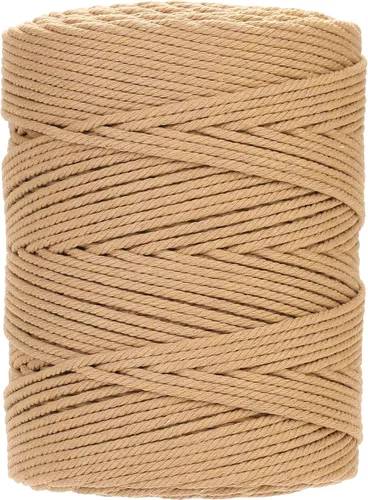 Vista 54 de Cuerda de macramé de 2 mm x 349 metros de cuerda de algodón natural para macramé, cuerda de macramé de color, cuerda de algodón suave, suministros