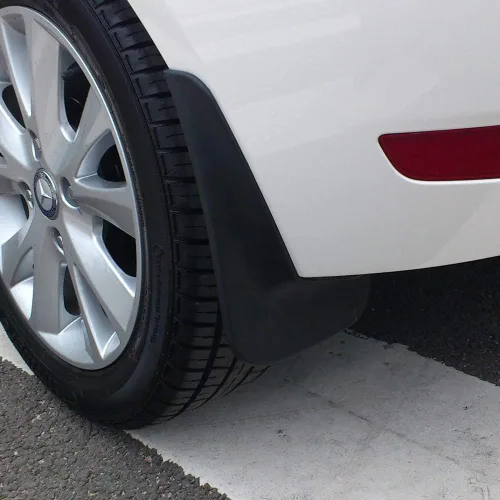 Vista 8 de G-PLUS Juego de 4 guardabarros universal para coche con guardabarros delantero y trasero